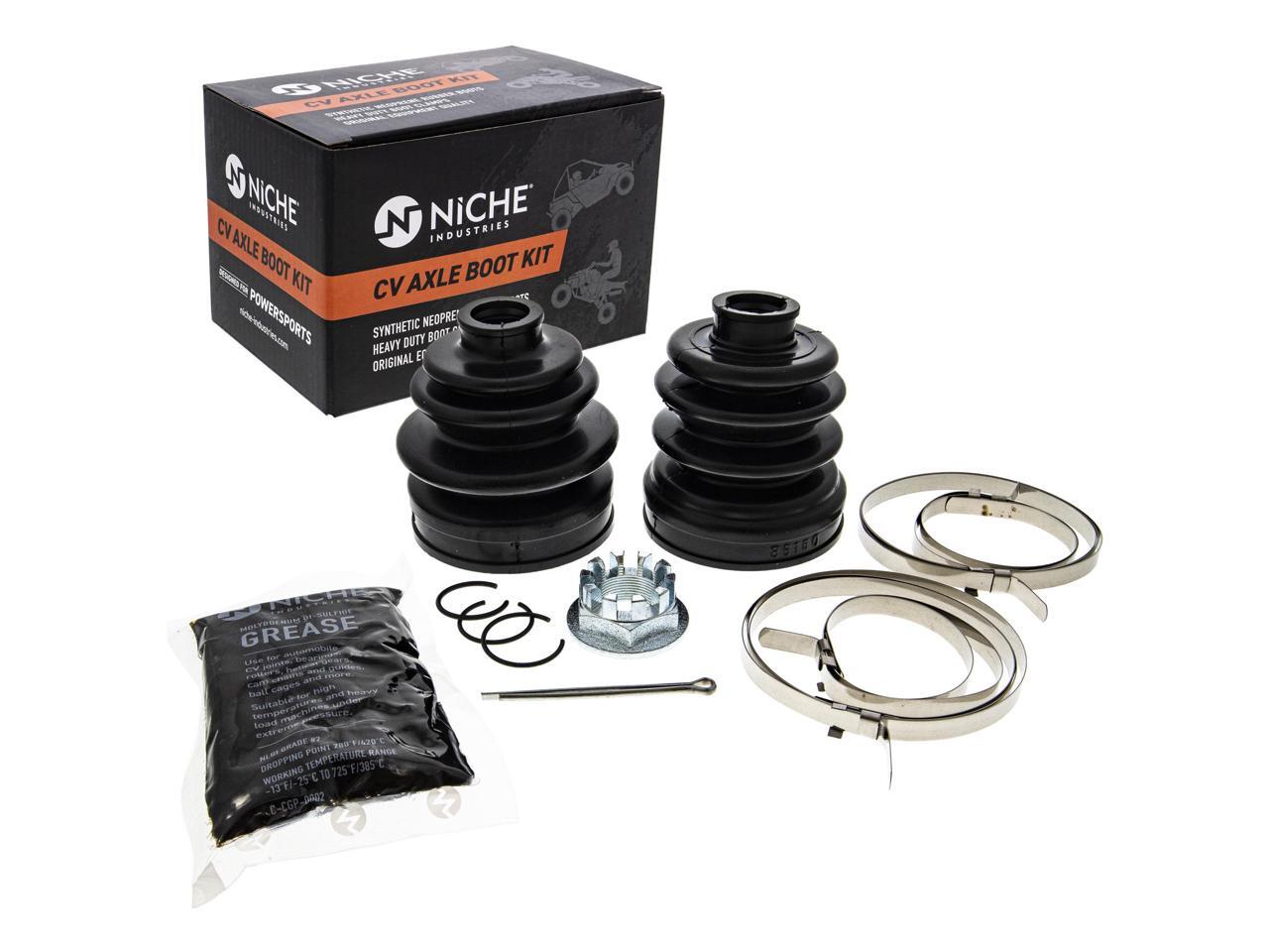 NICHE Front Rear CV Axle Boot Kit For Honda Rancher 420 Big Red 700
