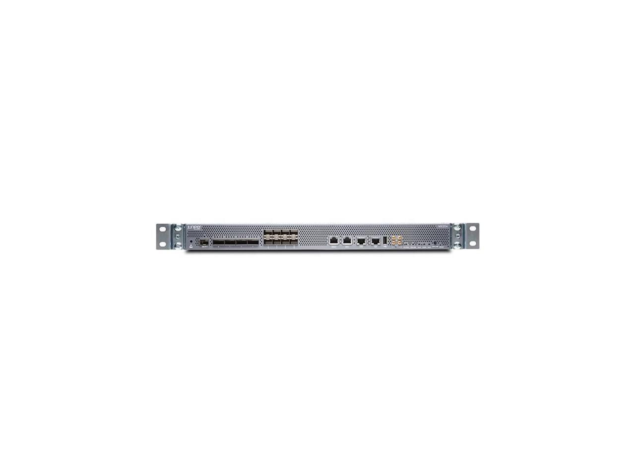 Juniper MX204-HW-BASE Router, 8x 10 GbE, 4x 100 GbE Ports, 400 Gbps ...