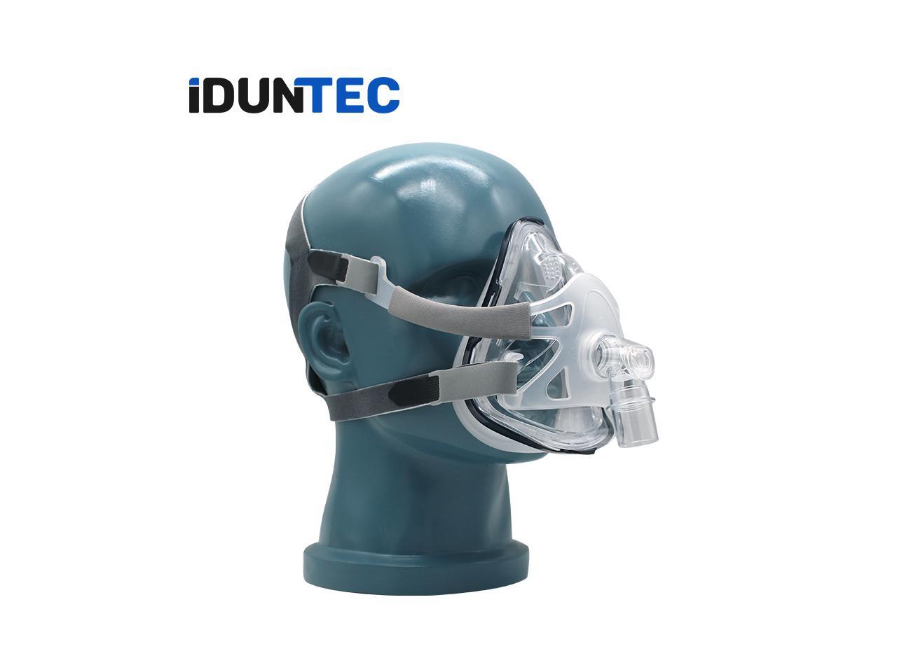 BMC CPAP Full Face Mask FM1A BiPAP Respirator without Forehead with ...