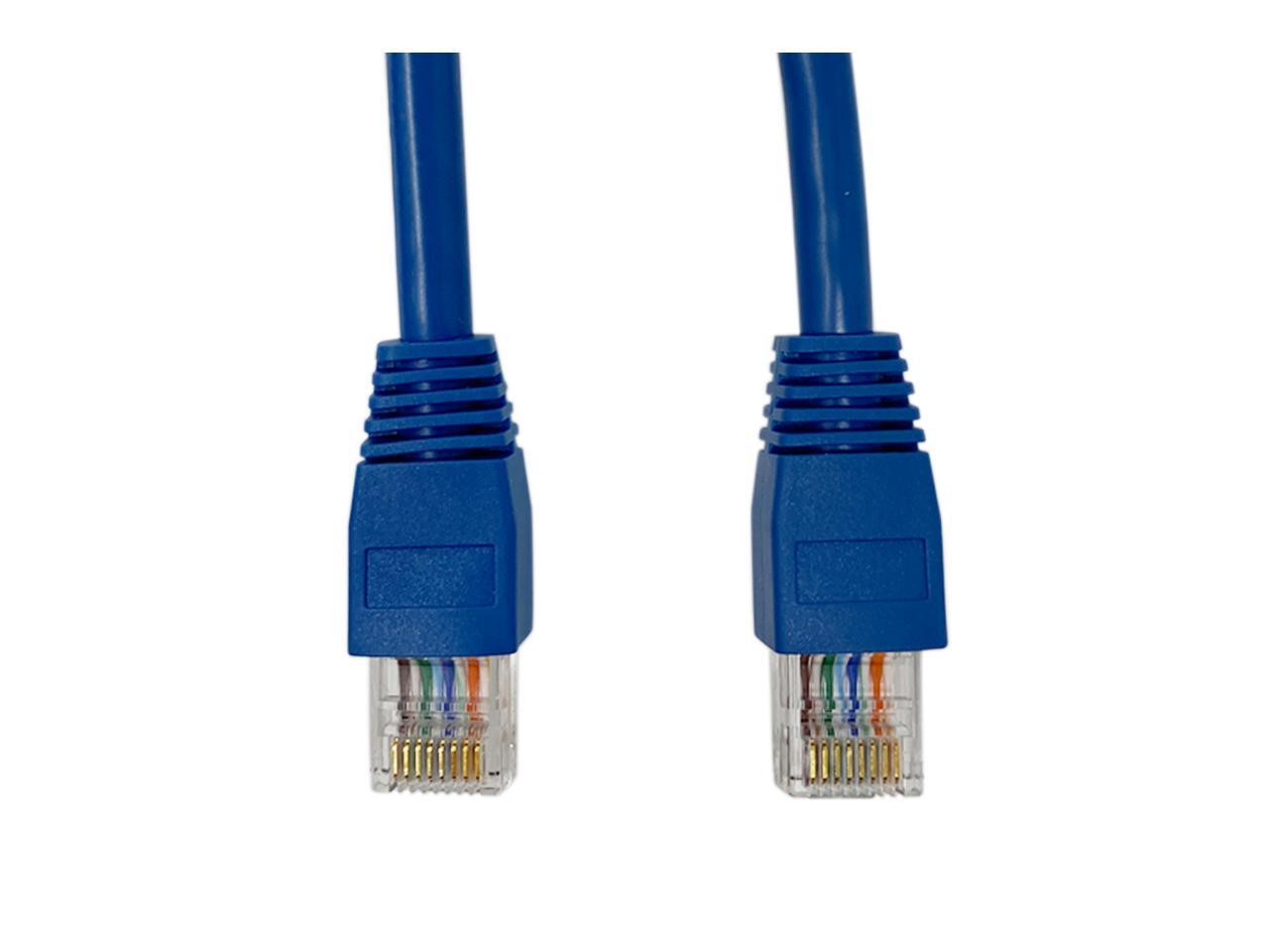100Foot Cat6a Snagless Network Cable in Blue