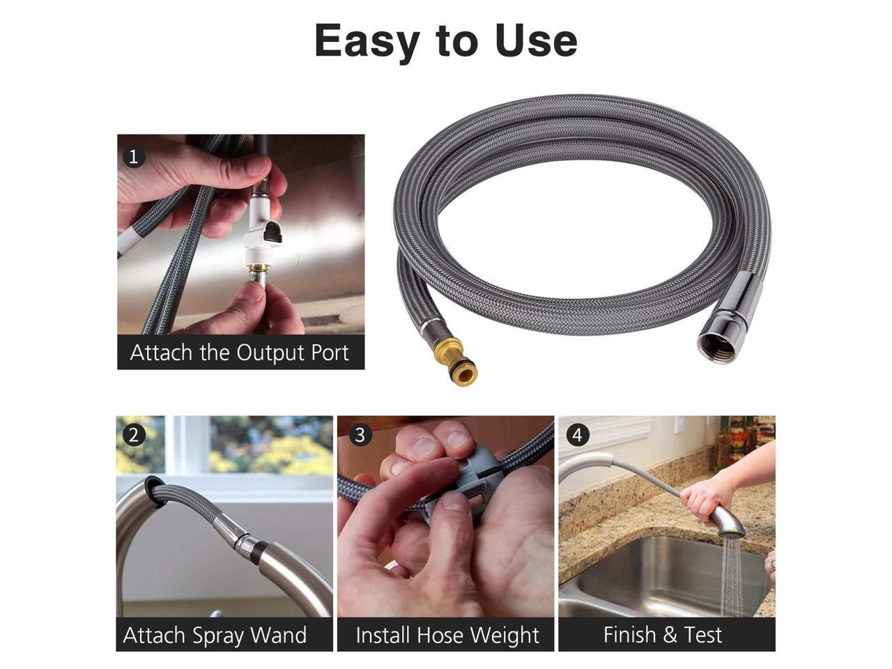 Pull Out Replacement Hose for Moen Kitchen Faucet 159560 Replace Hose Kit Moen Pullout 159560