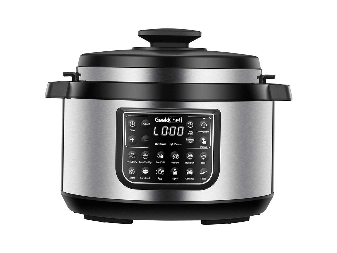 Bronstarz 6 Qt 8-in-1 Electric Pressure Cookers Pressure Canner and Cooker with Instant Stainless Steel Pot