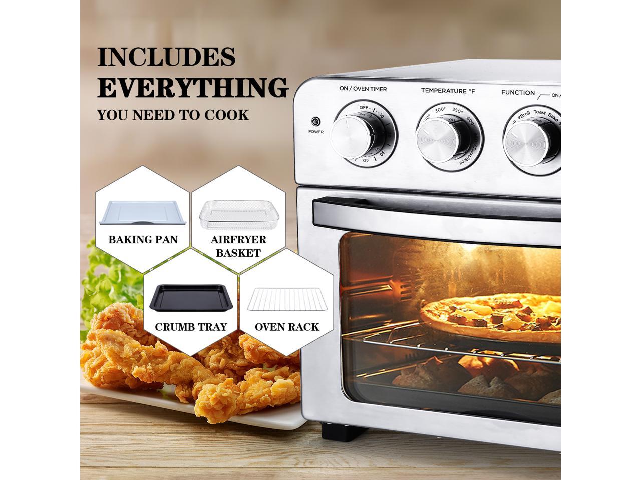 Geek Chef Air Fryer Toaster Oven, 6 Slice 24QT Convection Airfryer