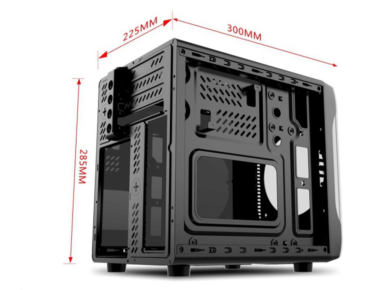 Mini PC case, small size M-ATX, mini-ITX case, PC gaming case ...