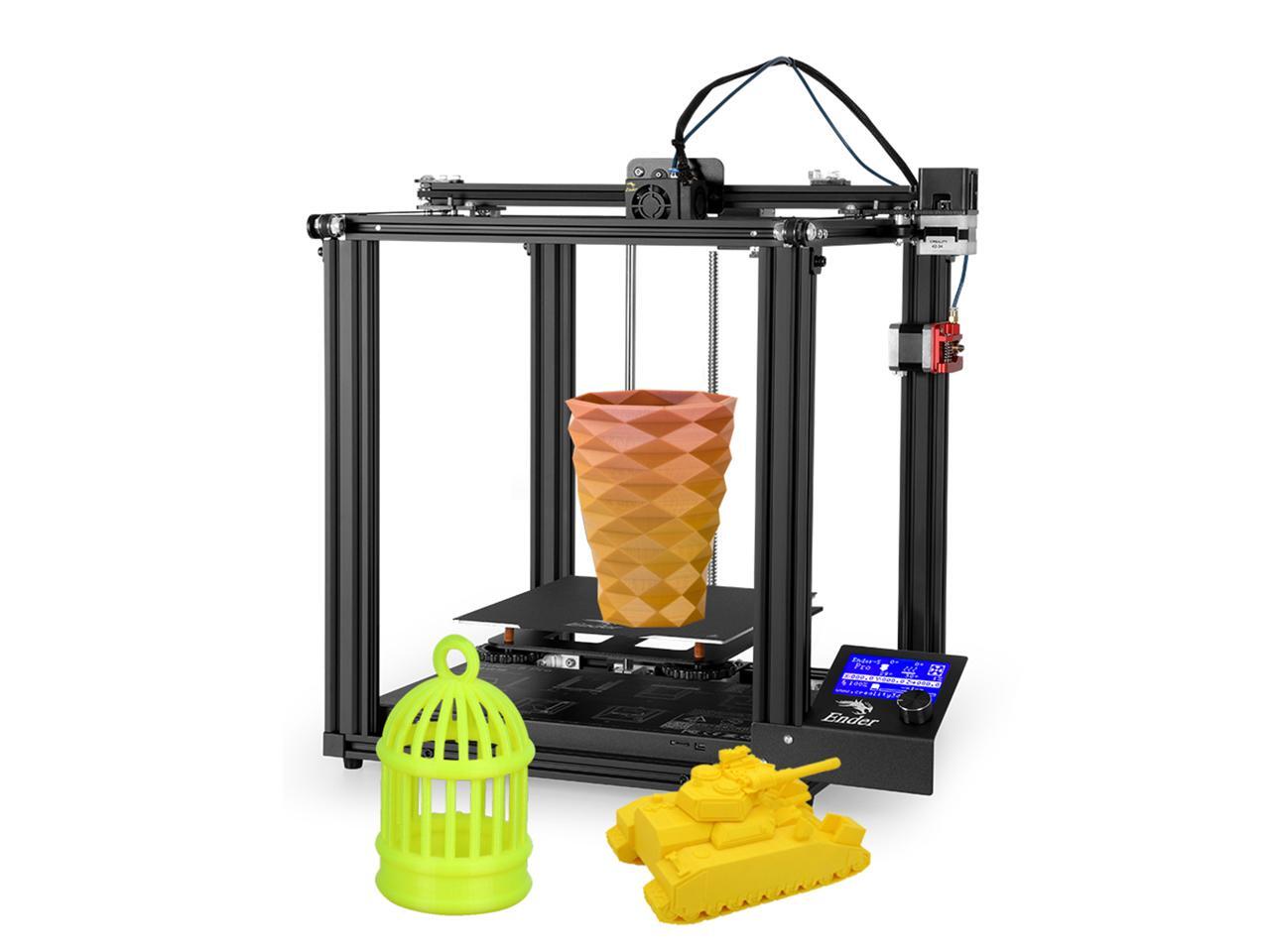 Creality 3d High Precision Ender 5 Pro 3d Printer Diy Kit With Upgrade Silent Motherboard Ptfe Tubing Metal Extruder 2 X 2 X 300mm Build Volume Resume Printing With 8gb Tf Card Newegg Com