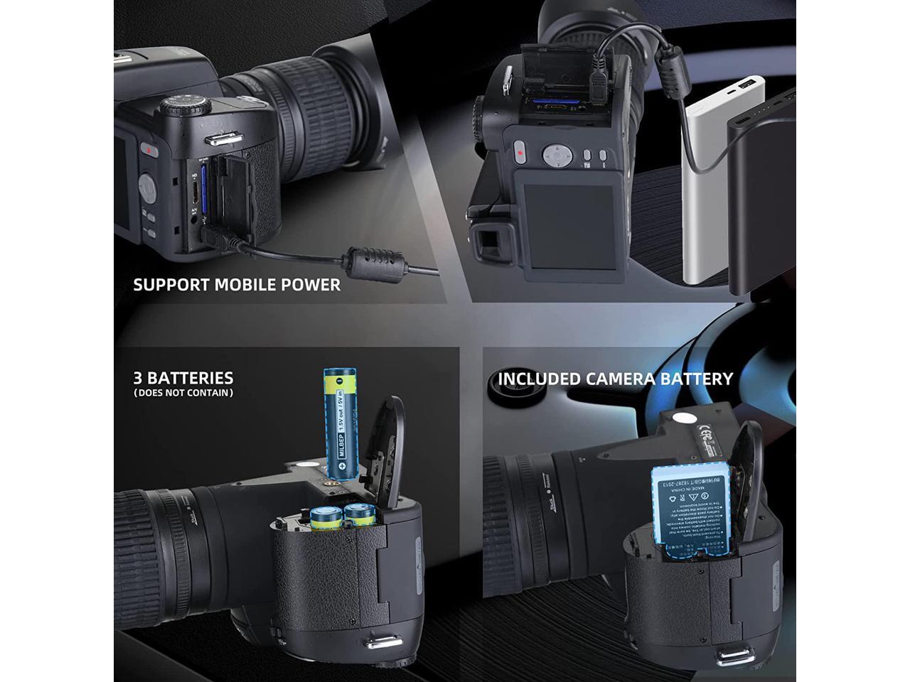 NBD N7200 Digital SLR Camera,33MP DSLR Camera with 24X Telephoto Lens