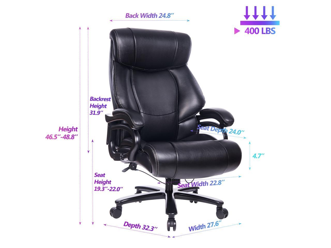 vanbow high back leather office chair