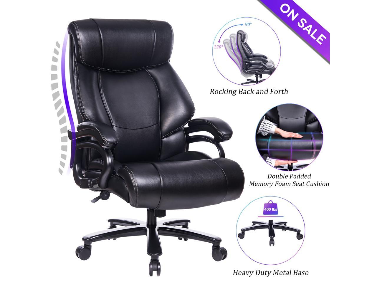 Adjustable Headrest and Arms 90°-120° Tilt Lock Black Adjustable Lumbar Support Computer Desk Task Executive Chair VANBOW High Back Mesh Office Chair 