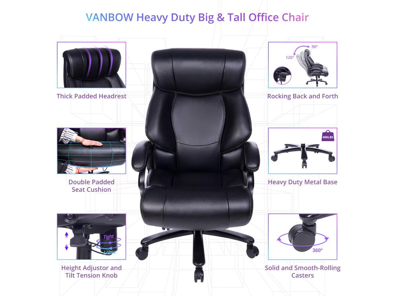 vanbow big and tall chair