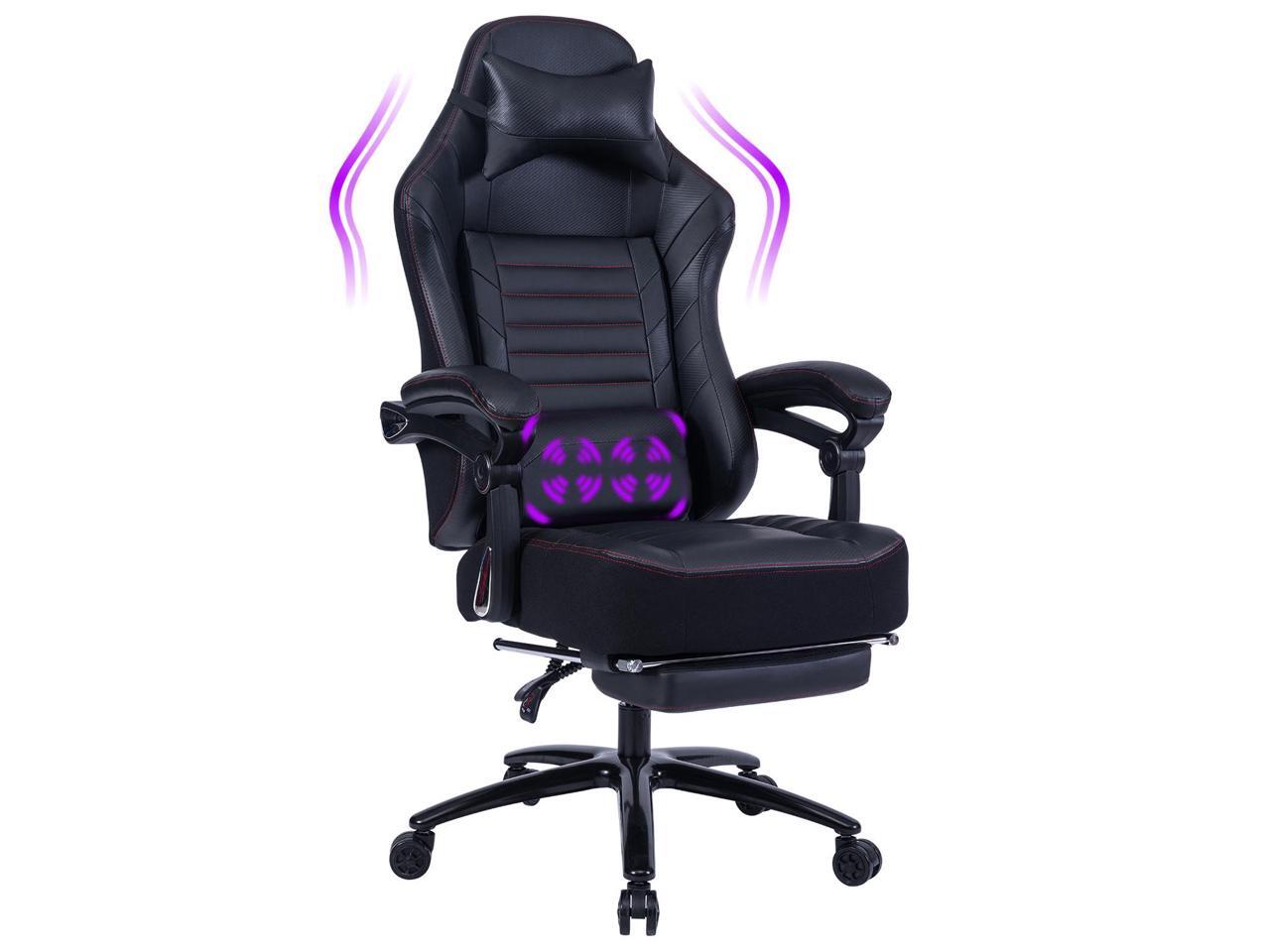 KILLABEE Big and Tall 400lb Massage Memory Foam Gaming Chair