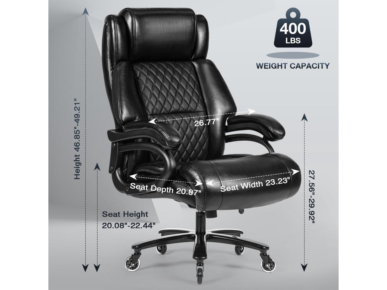 VANBOW Big and Tall Office Chair 400lbs Executive Office Chair with