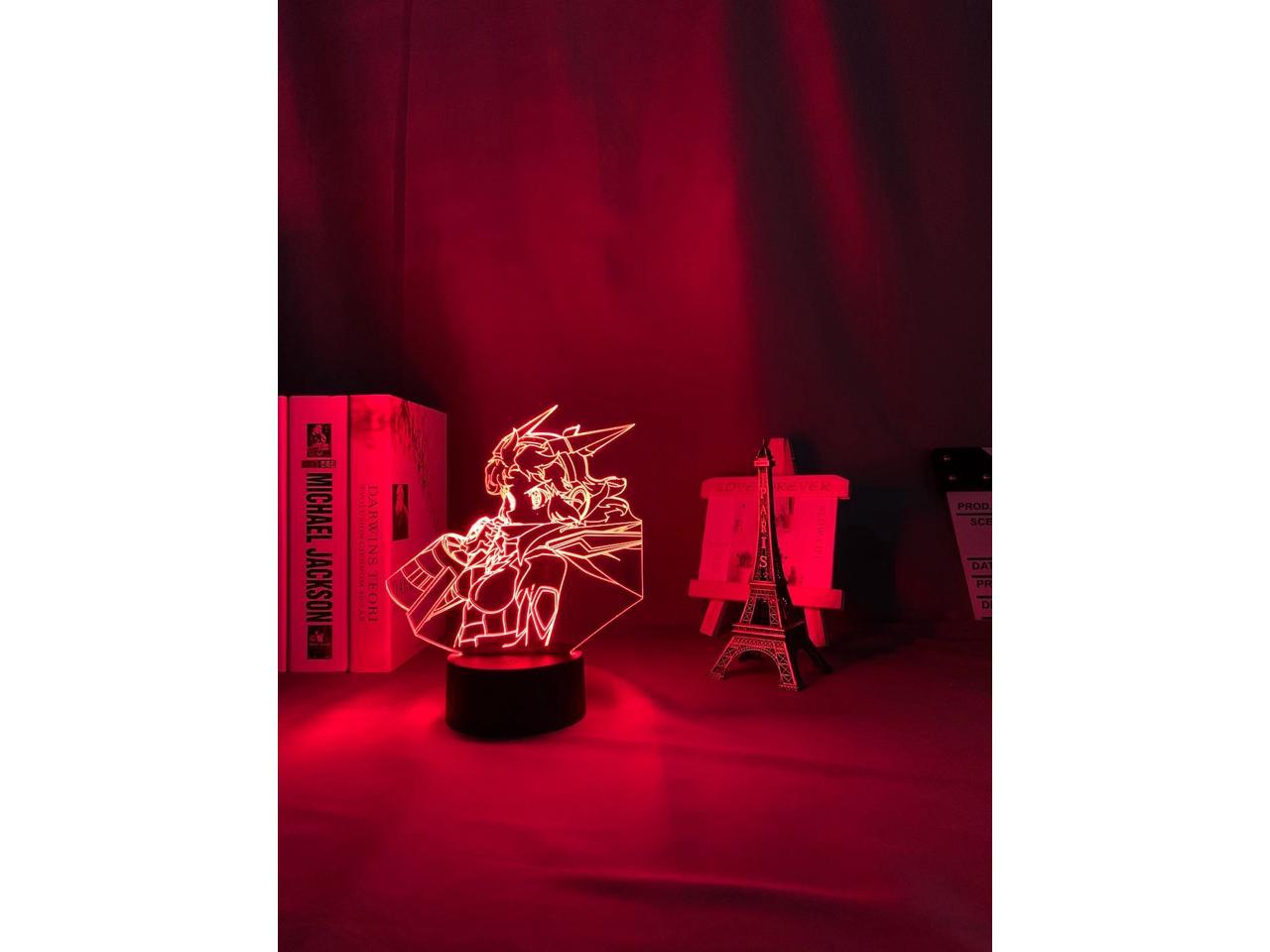 Anime 3d Lamp Symphogear Hibiki Tachibana LED Night Light for Room