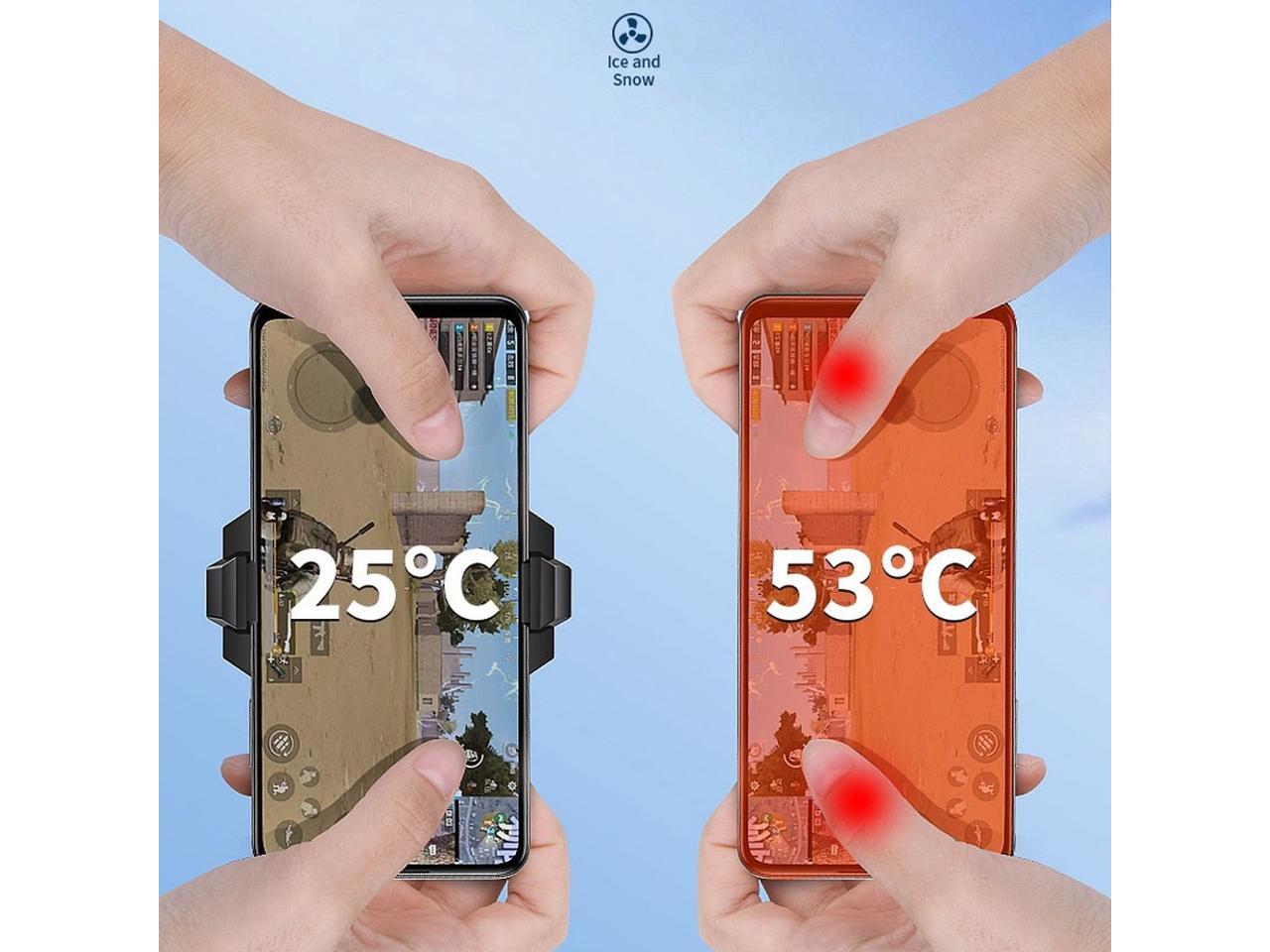 TakeIt Mobile Phone Cooler 3 Seconds Cooling Phone Radiator Semiconductor Heatsink with RAG