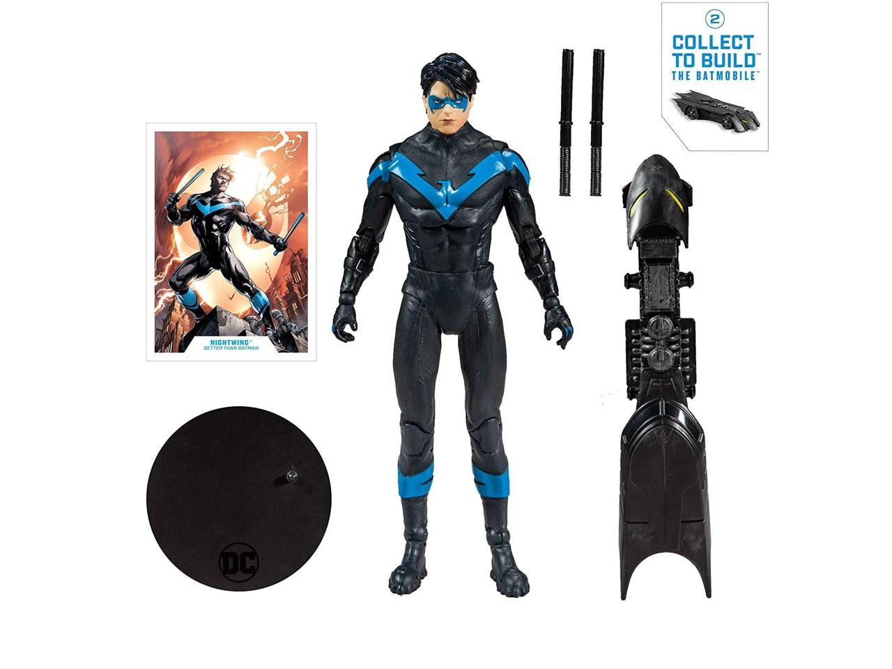 DC Comics Batman Nightwing Dick Grayson Mega Gear Action Figure W/ Armor 1st for sale online 