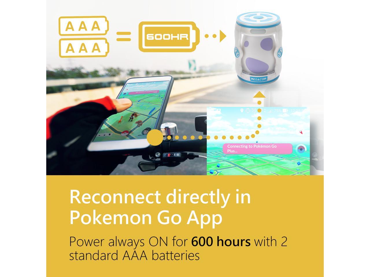 Portable Always On Pokemon Go Plus Auto Catch Accessory Wireless Bluetooth Catcher for iPhone & Android with Long Lasting Battery MEGACOM Catchmon Go Pink Auto Catcher for Pokemon Go Plus