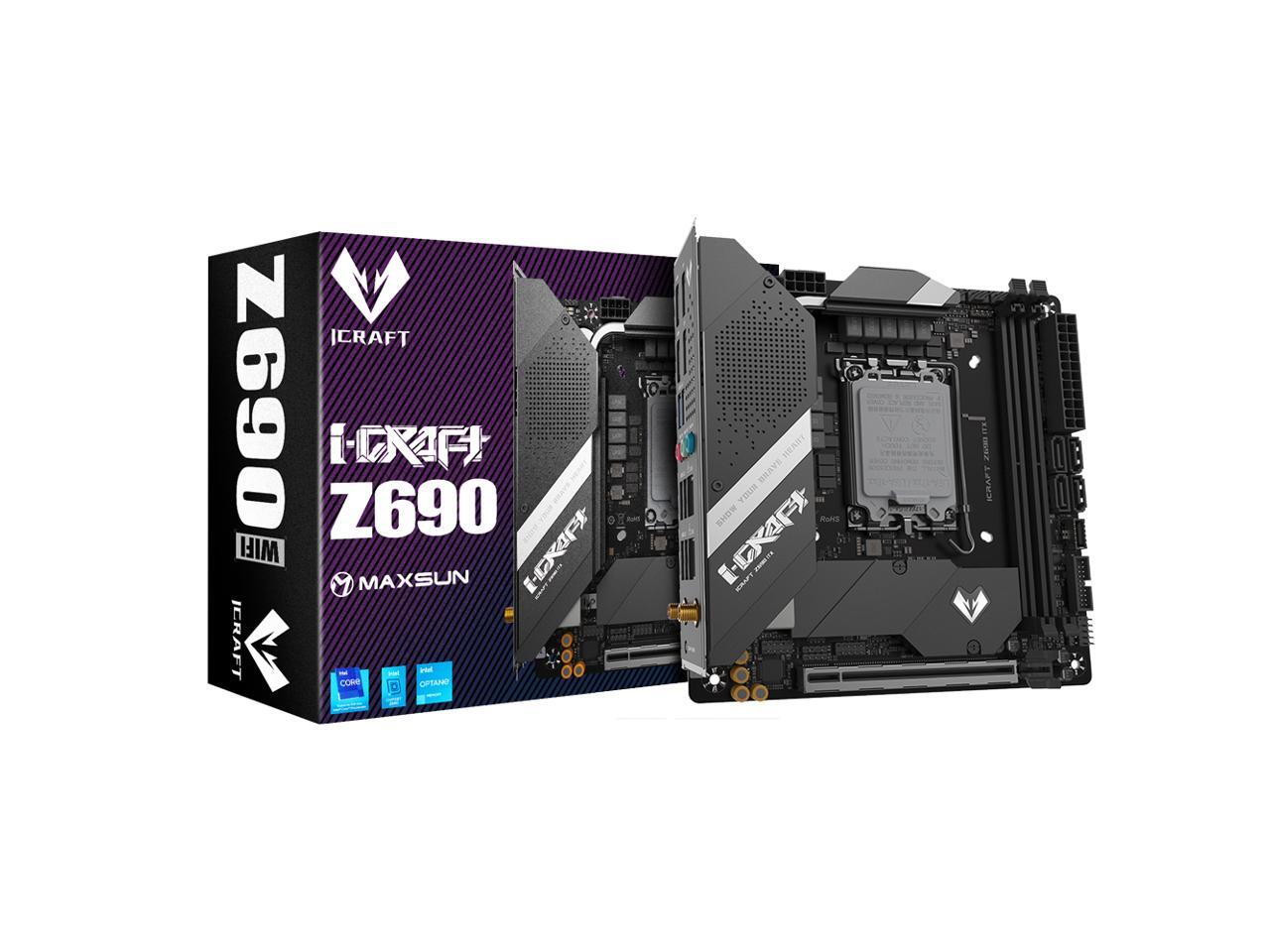 MAXSUN Motherboard Z690 iCraft ITX WiFi (LGA 1700/ Intel Z690/ MiniITX