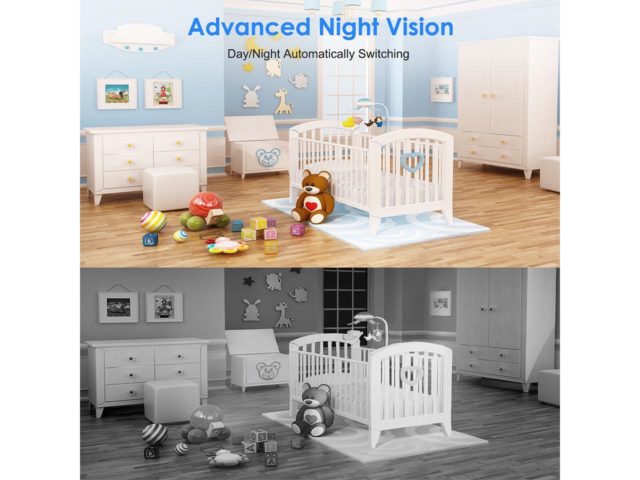 Foxnovo Intelligent Monitor Camera 2 In 1 Ultra Wi Fi Camera Lovely Antler Wireless Detection Camera Ir Night Vision Security Camera For Home Baby Pet Safety Newegg Com