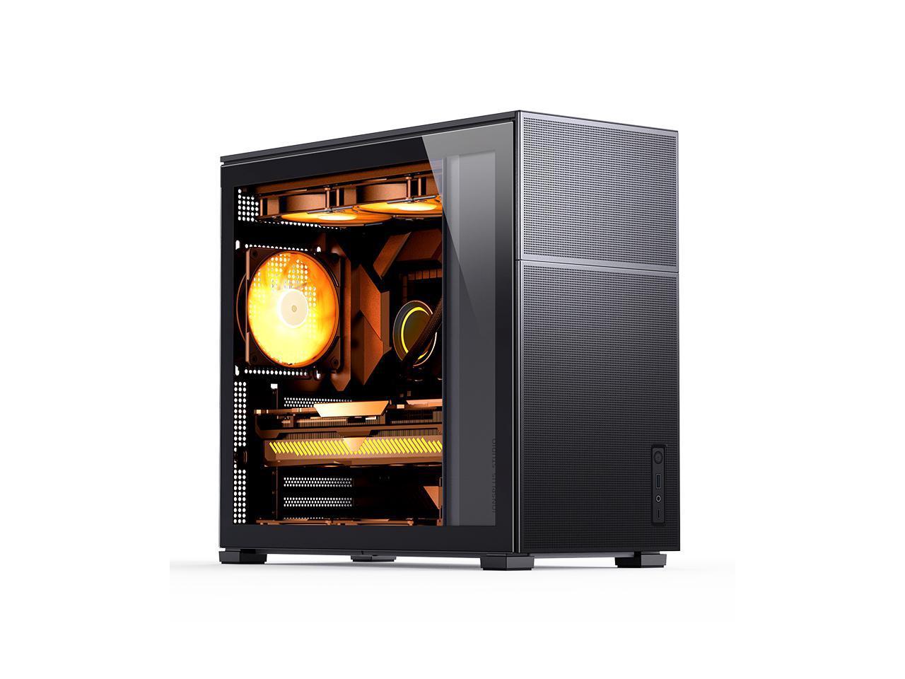 Jonsbo D41mesh Black Atx Computer Case, Tempered Glass-1 Side,support 