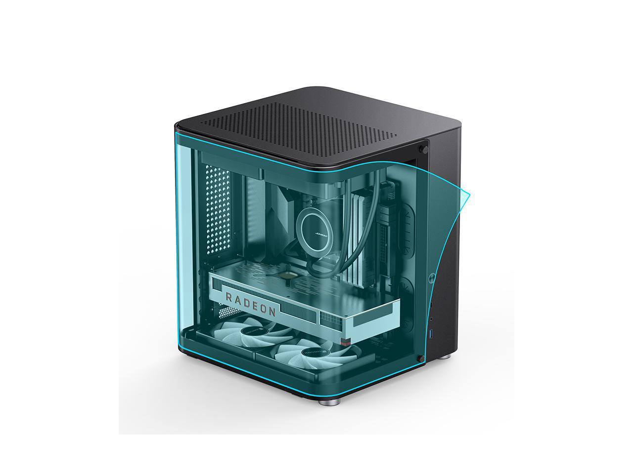 Jonsbo Tk-1 Black V2.0 Micro Atx Mini Tower Computer Case, Hyperboloid 