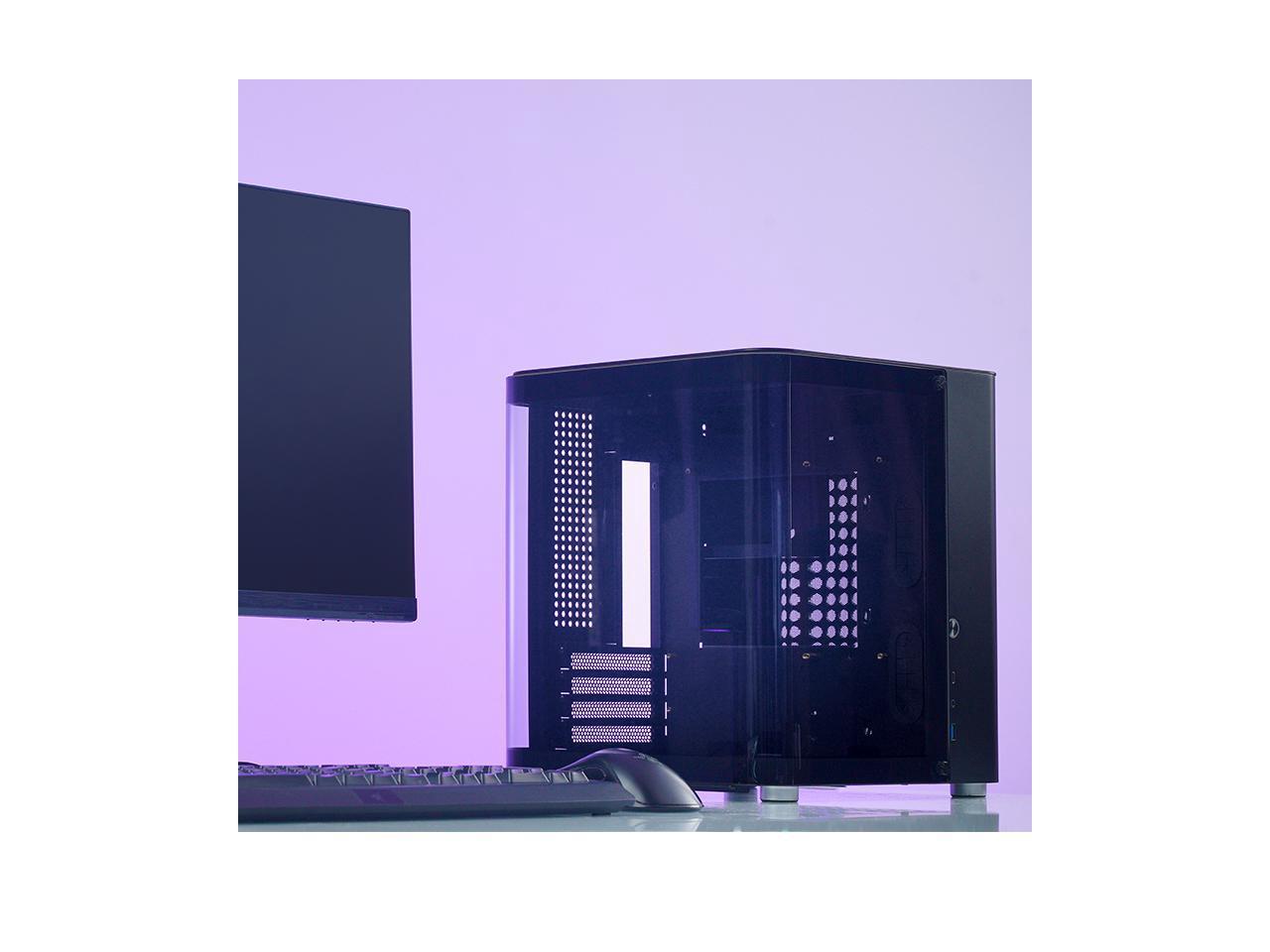 JONSBO TK-1 BLACK V2.0 Micro ATX Mini Tower Computer CASE, Hyperboloid ...