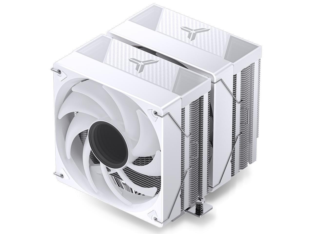 JONSBO CR3000ARGB White CPU Cooler, 120mm DualFan DualTower,7 High