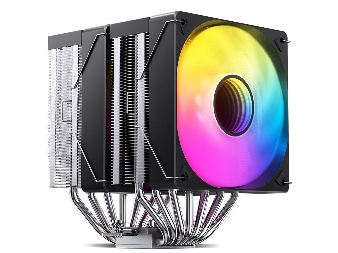 JONSBO CR3000ARGB CPU Cooler,120mm DualFan DualTower,7 High