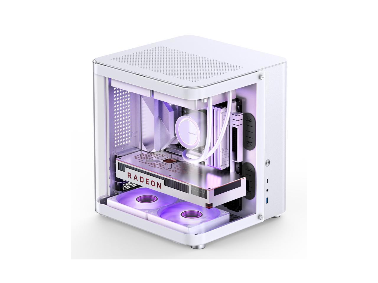 JONSBO TK-1 WHITE V.2.0 Micro ATX Mini Tower Computer CASE, Hyperboloid ...