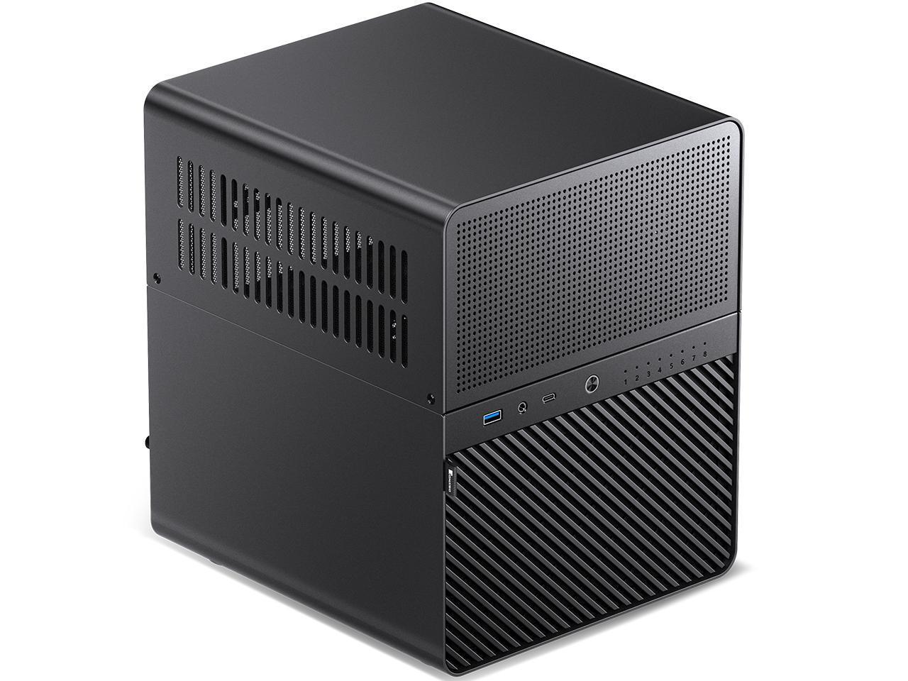 JONSBO N3 Mini-ITX NAS PC Chassis, ITX Computer Case, 8+1 Disk Bays NAS ...