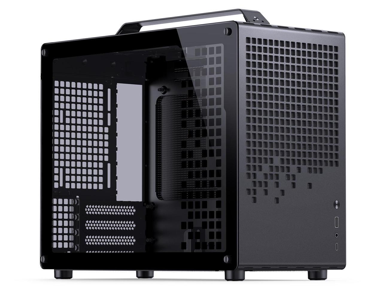 JONSPLUS Z20 BLACK Micro-ATX Computer Case,with Detachable Carrying ...