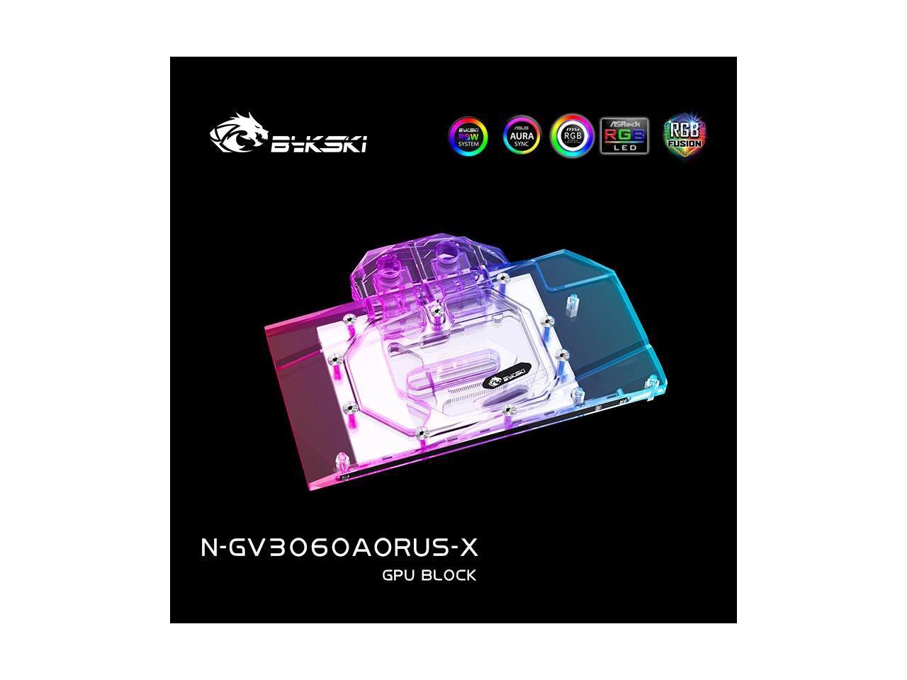 Bykski GPU Block For Gigabyte Aorus RTX 3060 Elite / 3060 Ti Vision OC