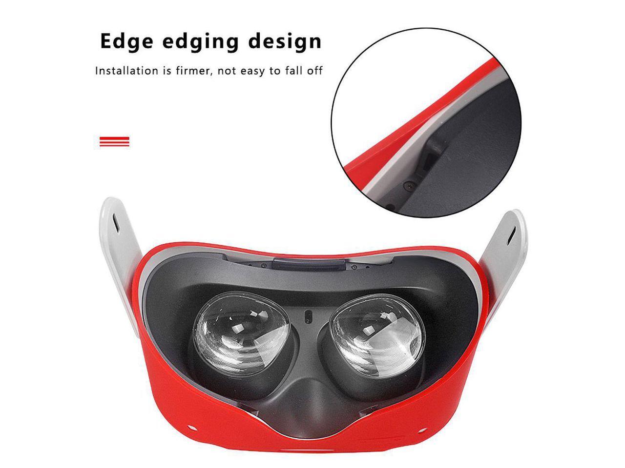 Yilbx vr face cover compatible with meta oculus quest 2 sweatproof