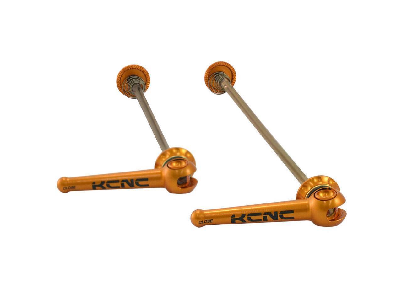 KCNC Grooving QR MTB Titanium Axle Hub Skewer, Gold, KQR05002G, SK2242