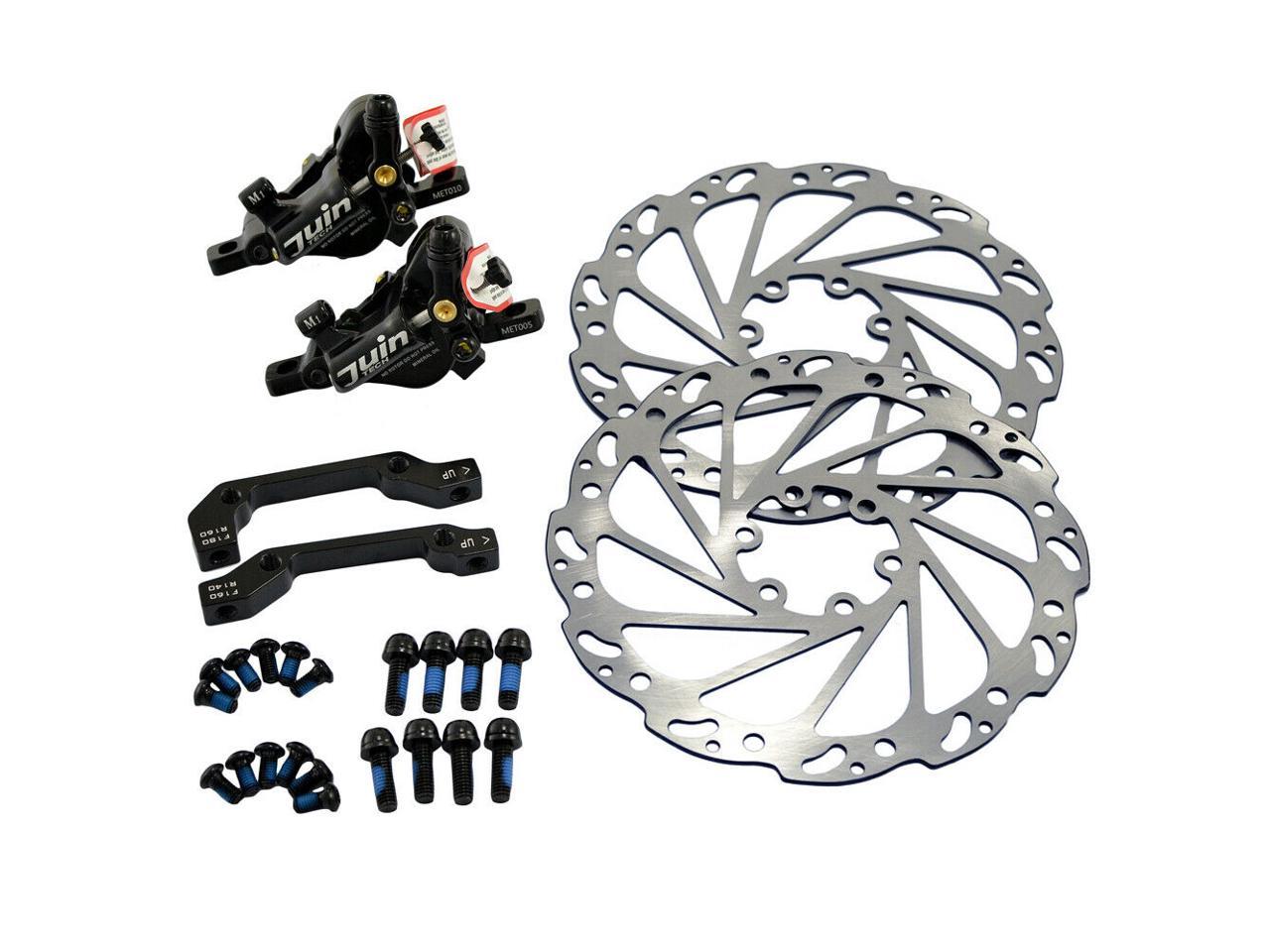 Mountain Disc brakes Mechanical Front & Rear Set With 160mm Rotors Latest 2019 