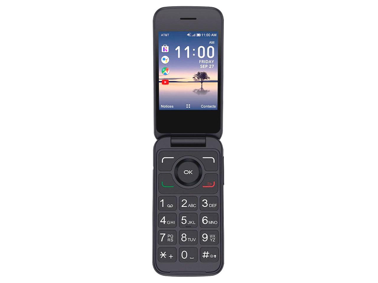 Alcatel SMARTFLIP Flip Phone 4052R (GSM Unlocked) Large Easy Click