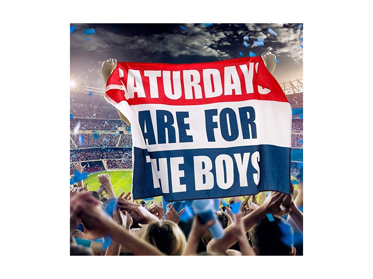 Saturdays Are For The Boys Flag Banner 3x5 ft Fraternity Barstool Garage 