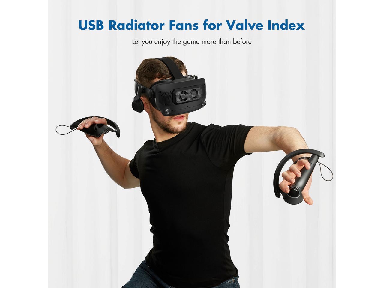 KIWI design USB Radiator Fans Accessories for Valve Index, Cooling Heat