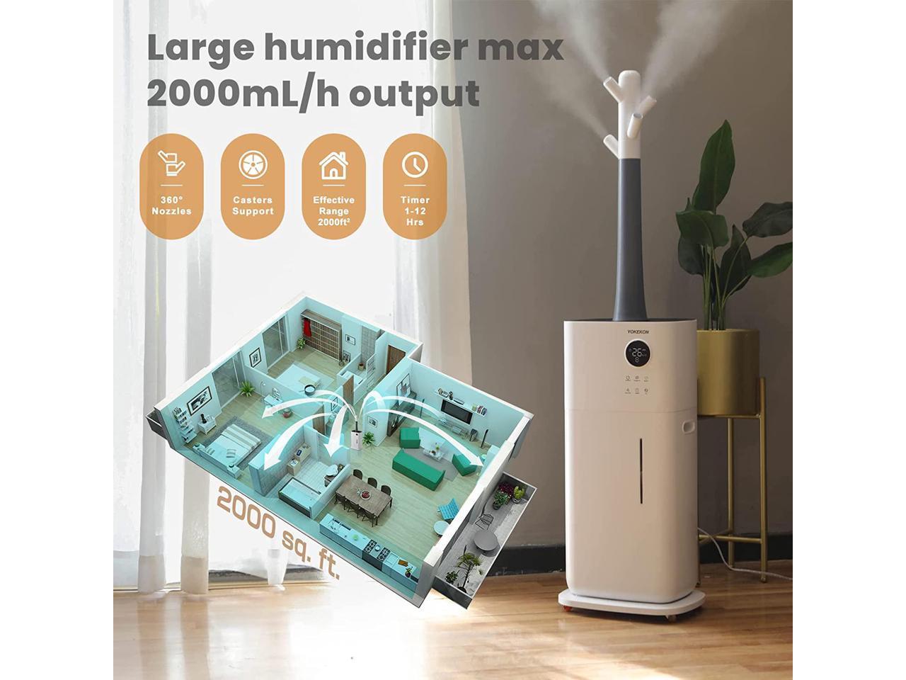 YOKEKON Large Humidifiers Whole House Commercial Industrial Humidifier ...