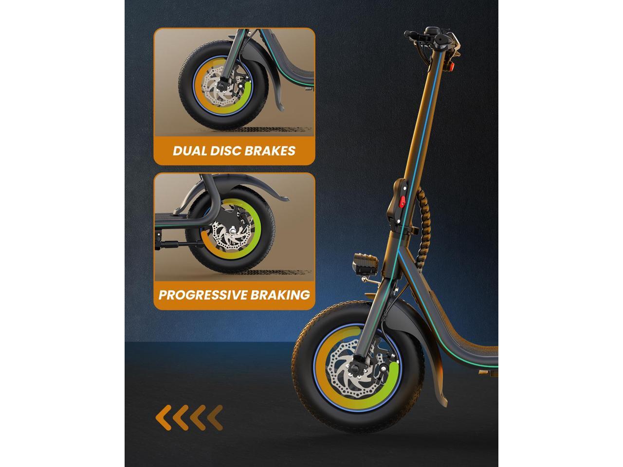 GYROOR C1 450W Electric Scooter with Seat, Powerful Motor up to 22