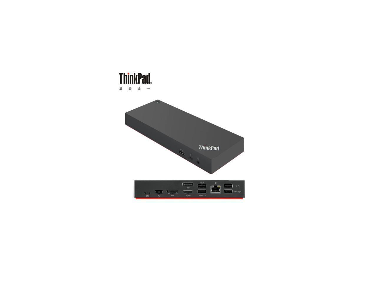 Lenovo 40as0090 Thinkpad Usb C Dock Gen 2 Docking Station 90w Power Delivery Two Displayport 2 0963