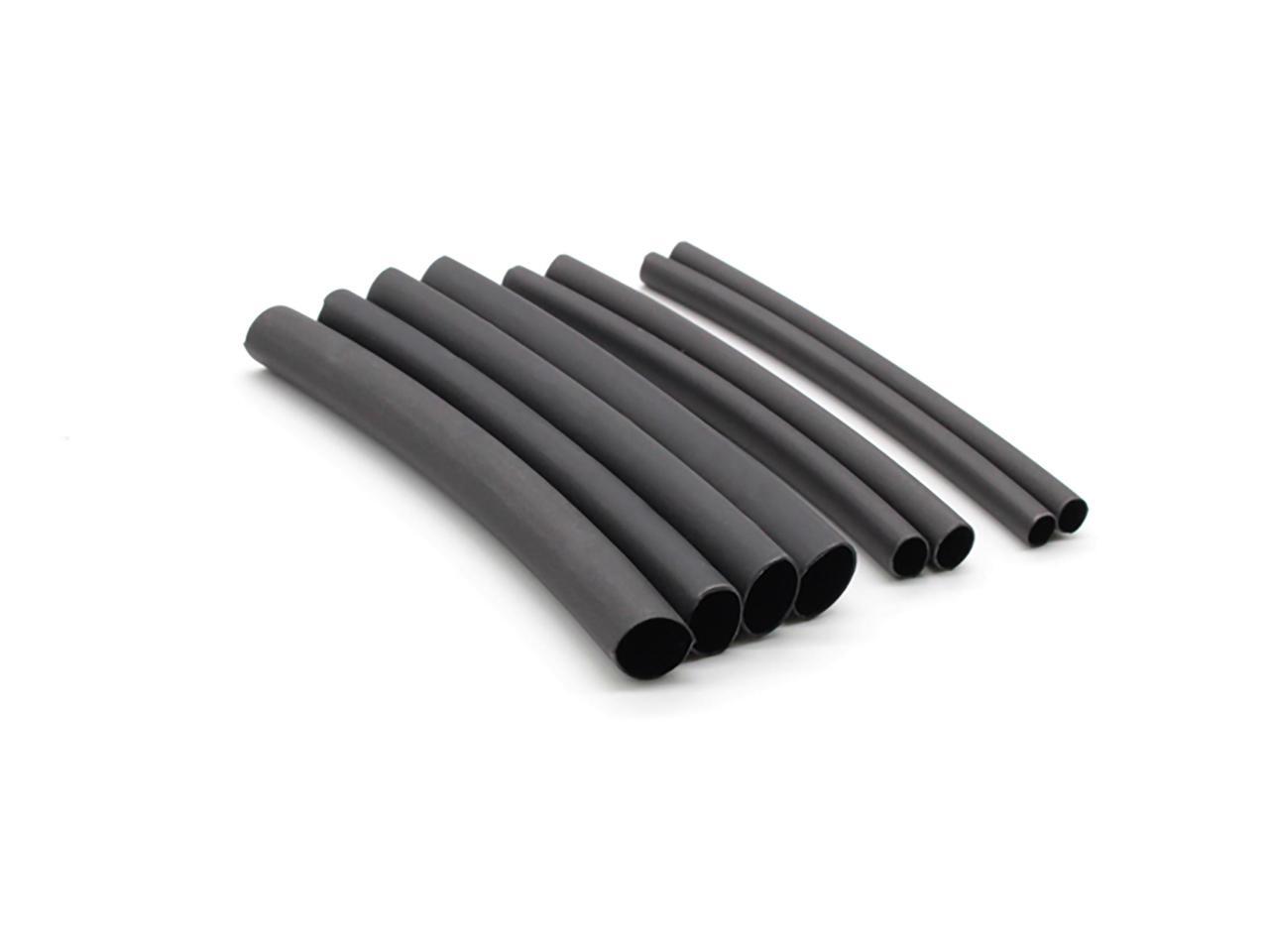 RHINO 3/16"Black Heat Shrinkable Tube With Glue Double Wall Heat