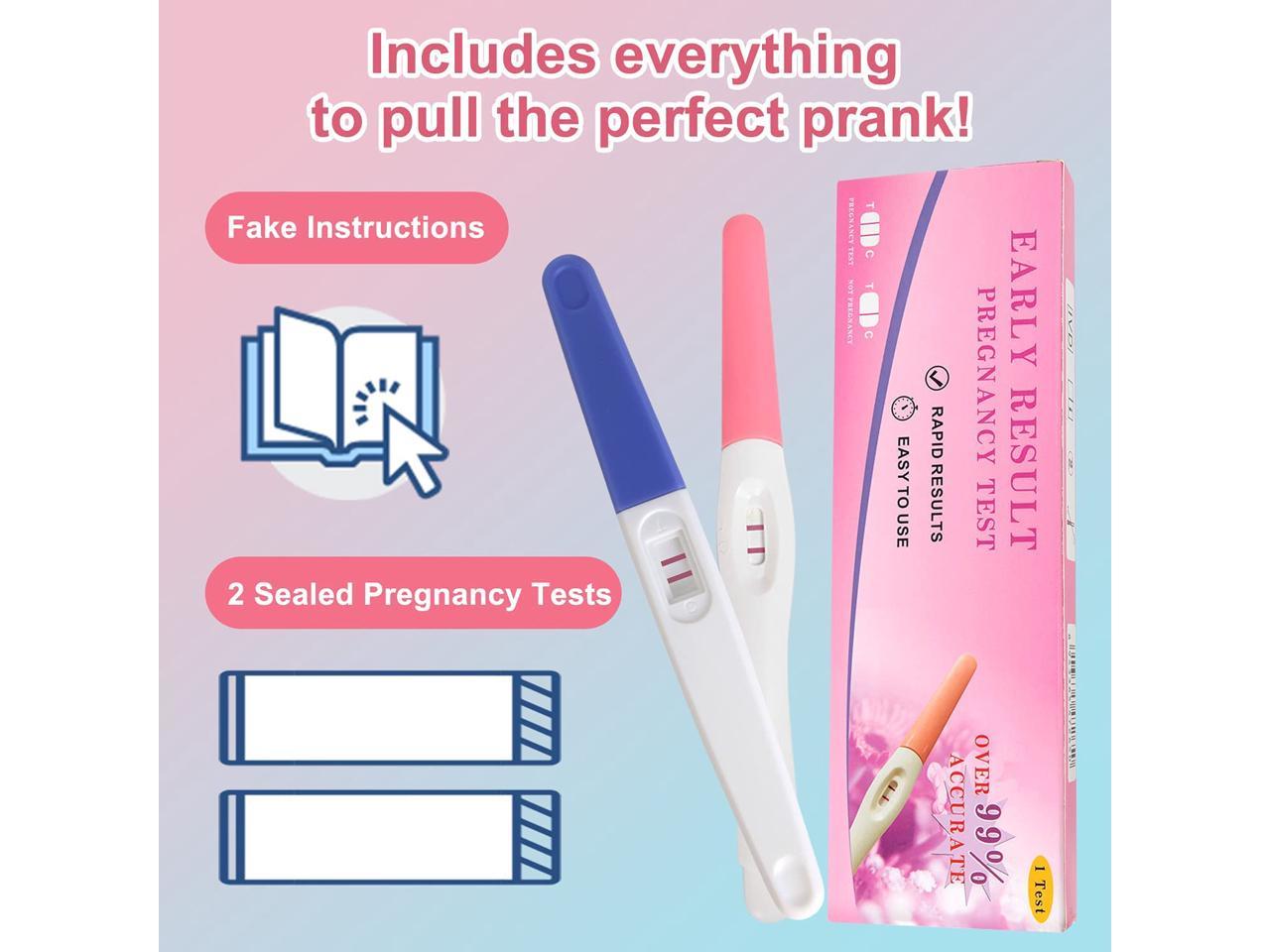 confezione da Right Time Prank Joke Pregnancy test/always Turns positive Q1N 