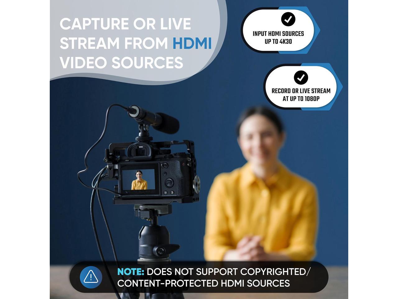 Clearclick video to usb 1080p audio video capture live streaming