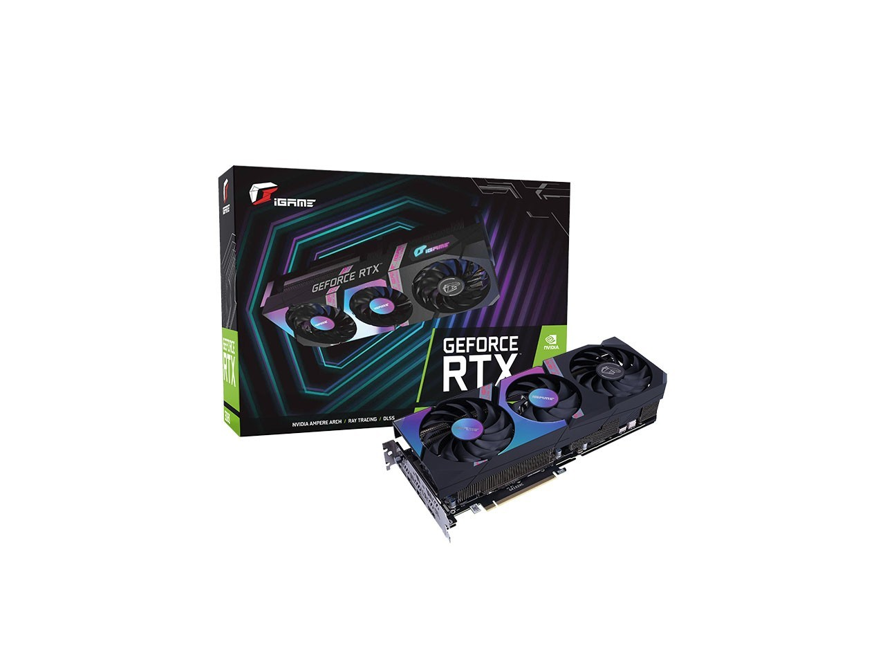 Colorful iGame GeForce RTX 3070 Ultra OC 8G 1725-1770Mhz GDDR6