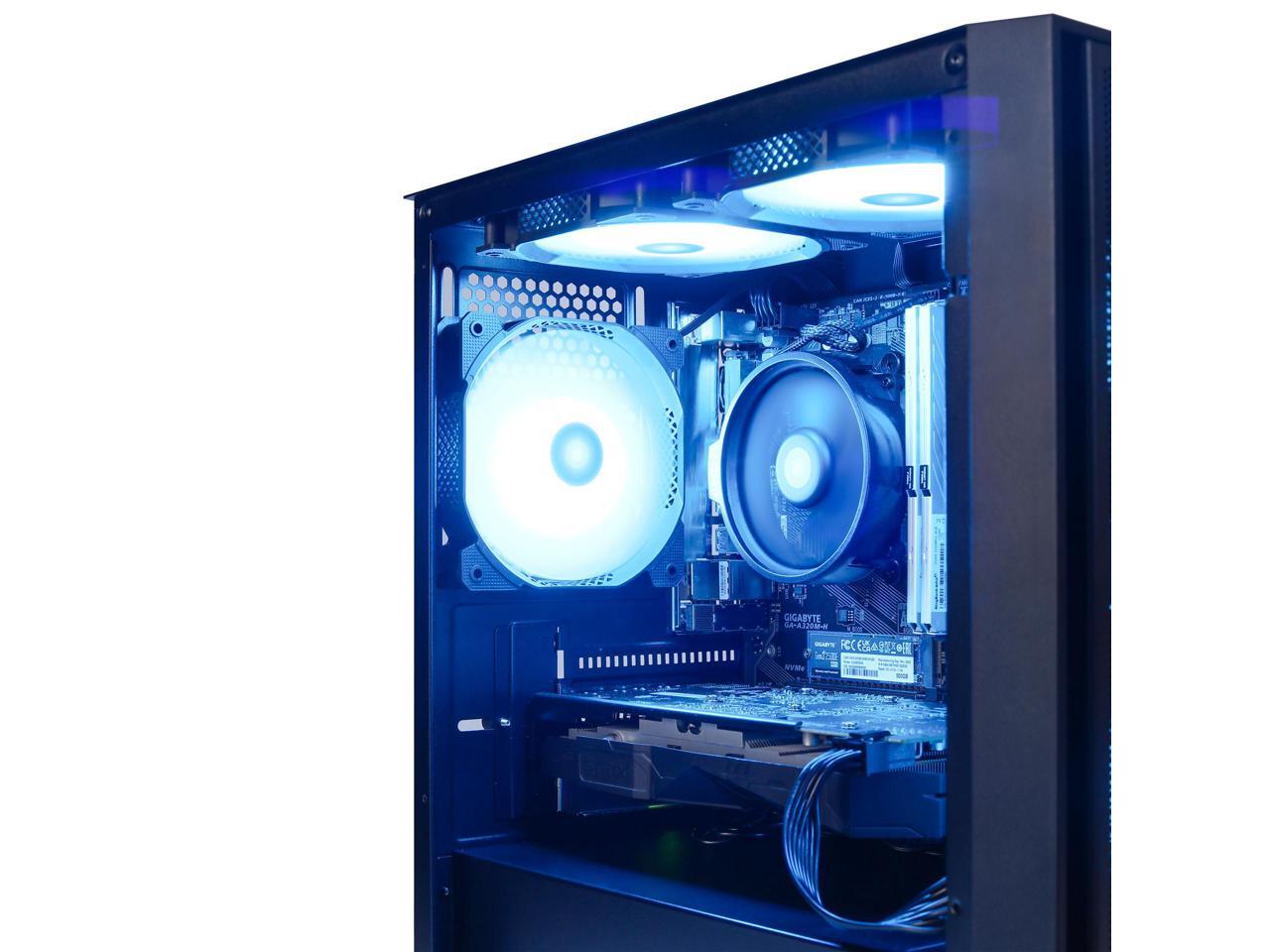 MXZ Gaming PC Desktop Computer, AMD Ryzen 3 4100 3.6GHz, GTX1660S,16GB