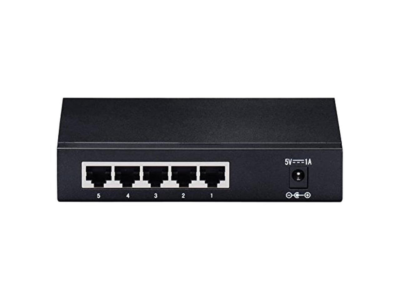 Kasda 5Port Gigabit Network Switch PlugandPlay Sturdy