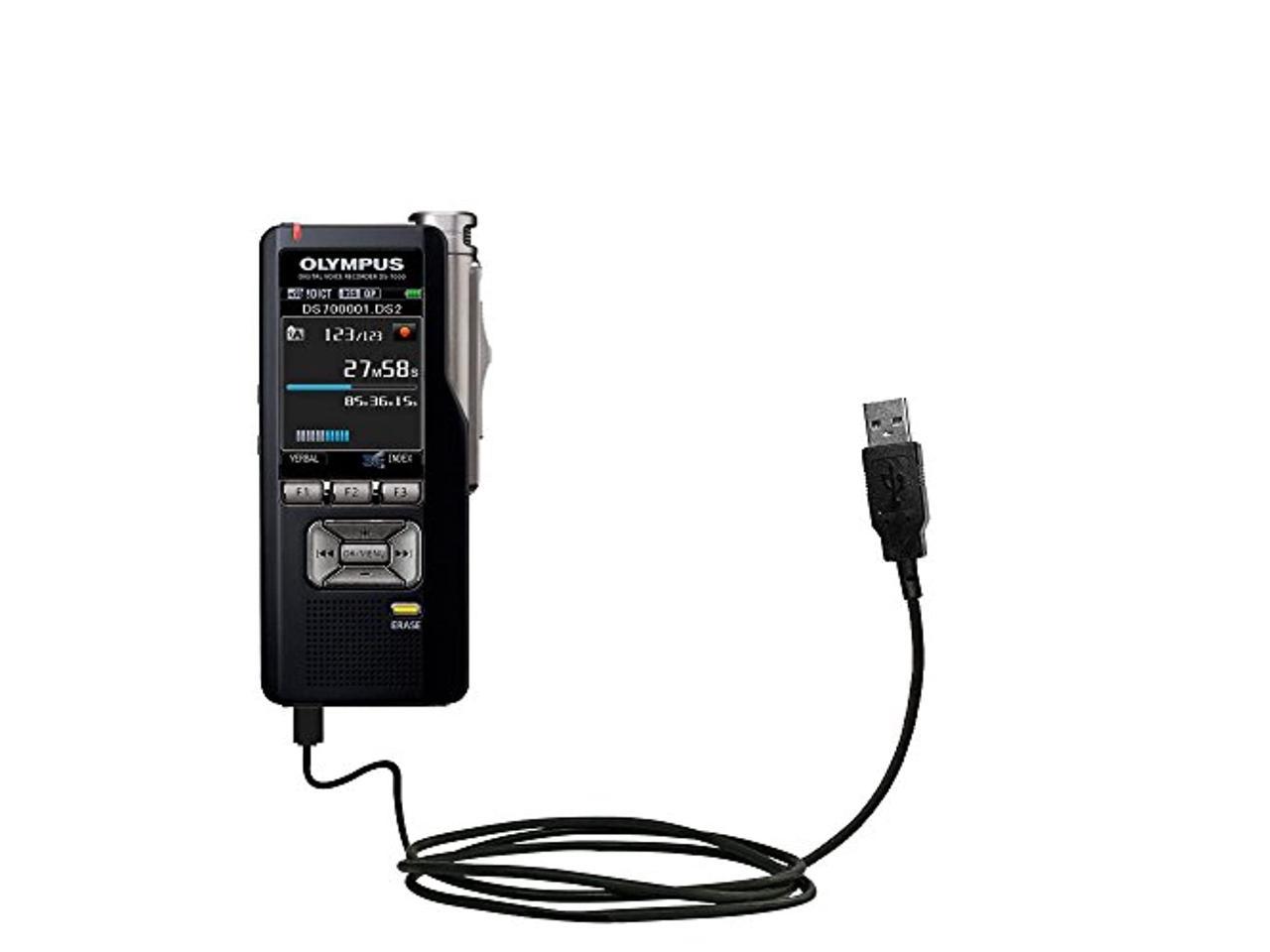 Compact and retractable USB Power Port Ready charge cable designed for the Pentax Optio WG-3 and uses TipExchange 
