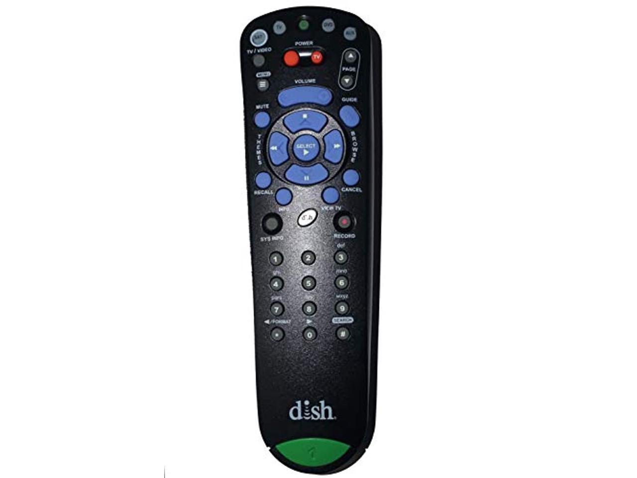 New Dish Network 3.4 IR Remote Control Green Key TV 1 