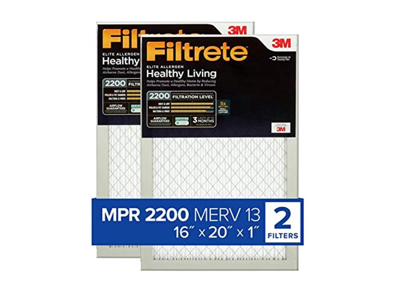 1500 MPR 3M 02004 Filtrete Ultra Allergen Reduction Filters 14x25x1 4-Pack 