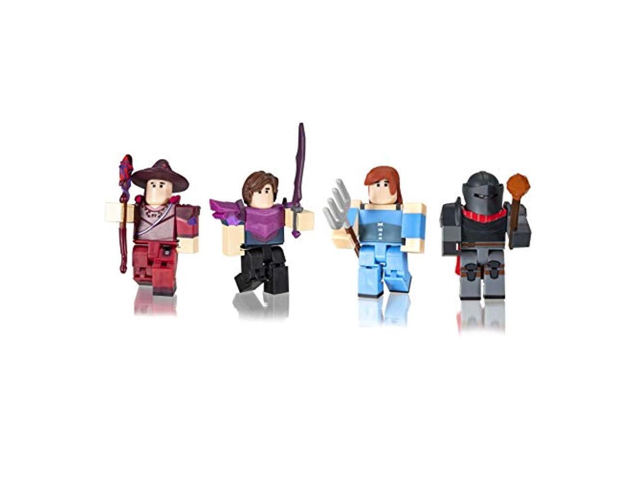 roblox celebrity collection - vesteria: dark forest four figure pack  [includes exclusive virtual item] - Newegg.com