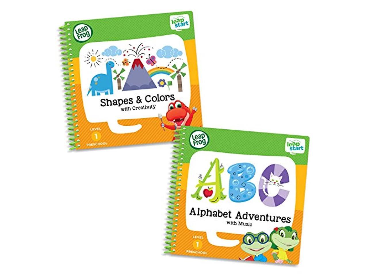 LeapFrog LeapStart Level 1 Preschool Activity Book Bundle with Alphabet